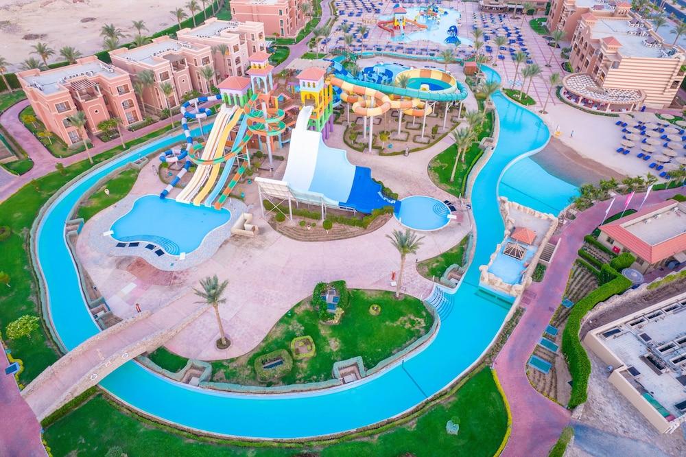 Charmillion Club Aquapark Hotel Sharm el-Sheikh Ngoại thất bức ảnh Aerial view of the park